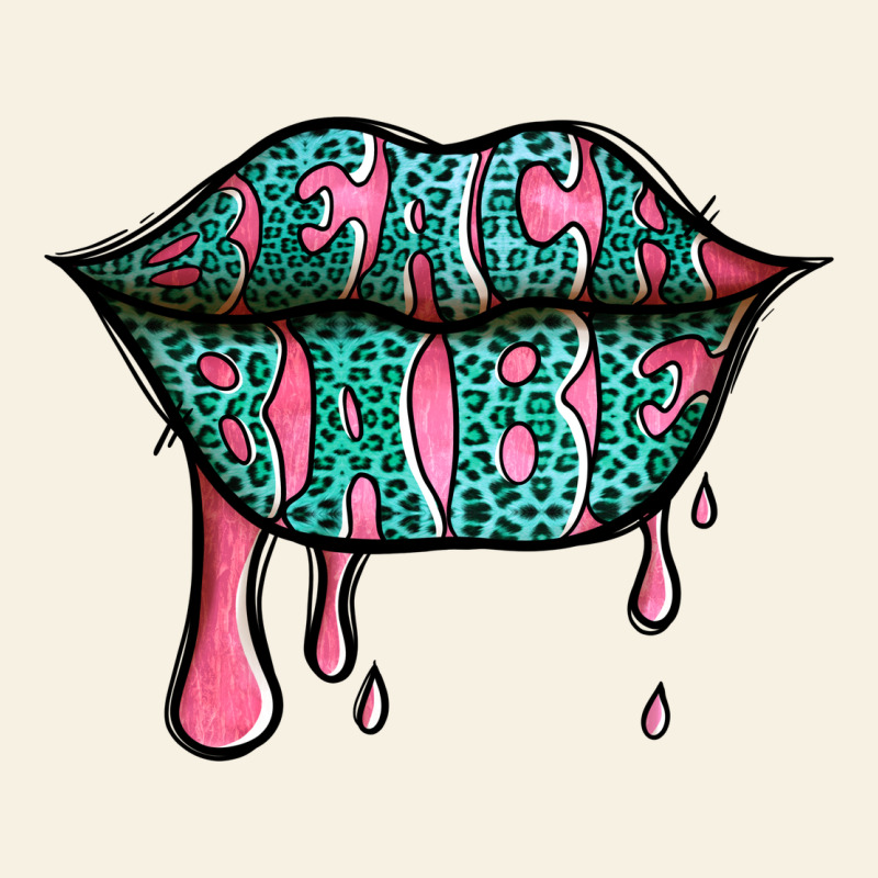 Beach Babe Leopard Lips Vintage Tee by Jasminsmagicworld | Teevron