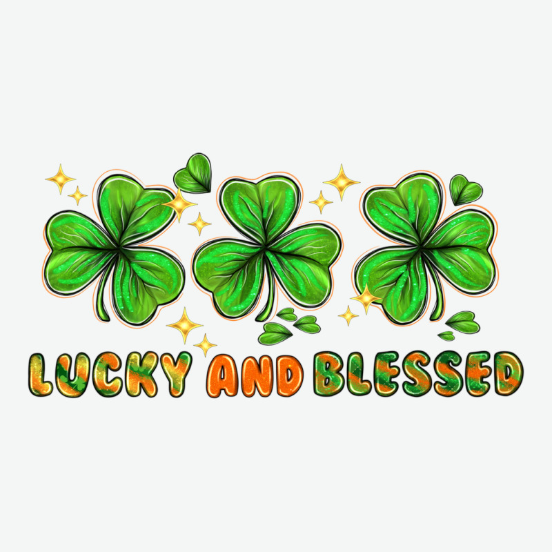 St. Patrick's Day Lucky And Blessed Urban Heavy Tee by HowdyJamesFarm | Teevron