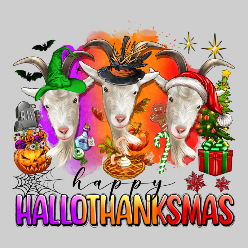 Happy Hallothanksmas Goats Premium Tee by texasbilliewilder | Teevron