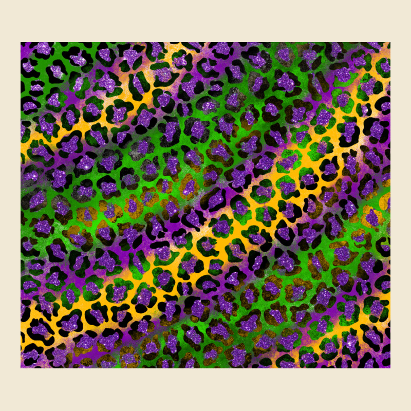 Mardi Gras Leopard Background Premium Tee by RanaPortraitStore | Teevron