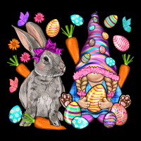 Easter Gnome And Rabbit Easter Day Ladies Tee | Teevron