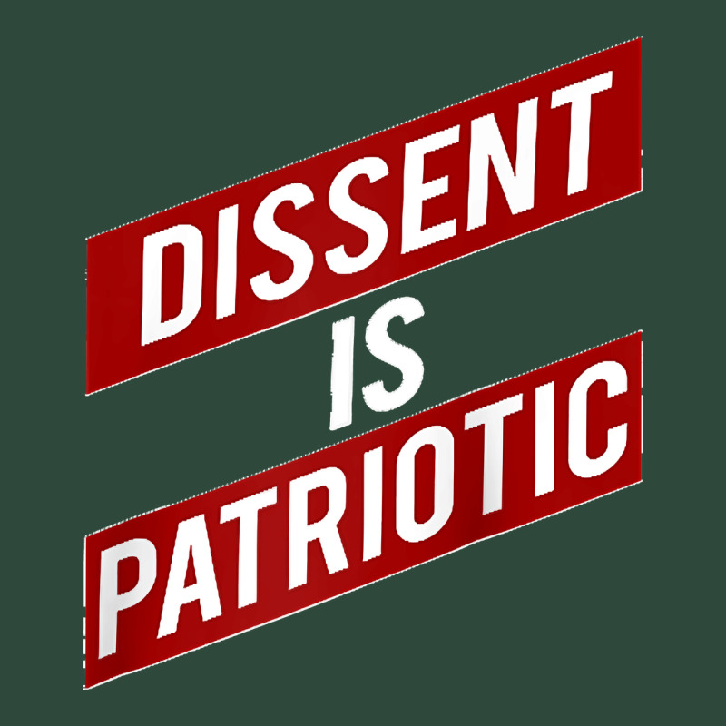 Dissent Is Patriotic Political Meme Raglan Baseball Tee Zipper Hoodie by maiPhamDesign | Teevron