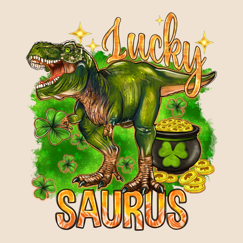St. Patrick's Day Lucky Saurus Urban Heavy Tee by HowdyJamesFarm | Teevron