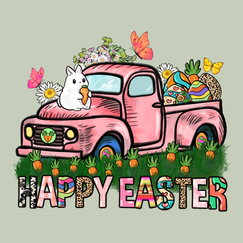 Happy Easter Day Truck Ladies Tee by HowdyJamesFarm | Teevron