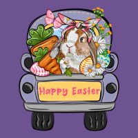 Happy Easter Bunny Truck Easter Day Vintage Tee | Teevron