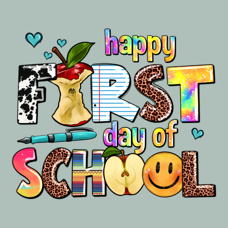 Happy First Day Of School Heavyweight Hoodie by AdoDesignShop | Teevron