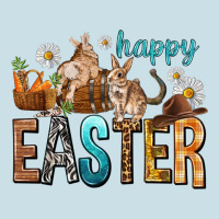 Happy Easter With Cowboy Easter Day Ladies Tee | Teevron