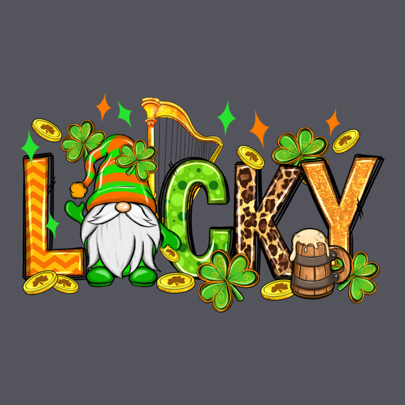 St. Patrick's Lucky Gnome Vintage Hoodie by OliviaCreatesArt | Teevron