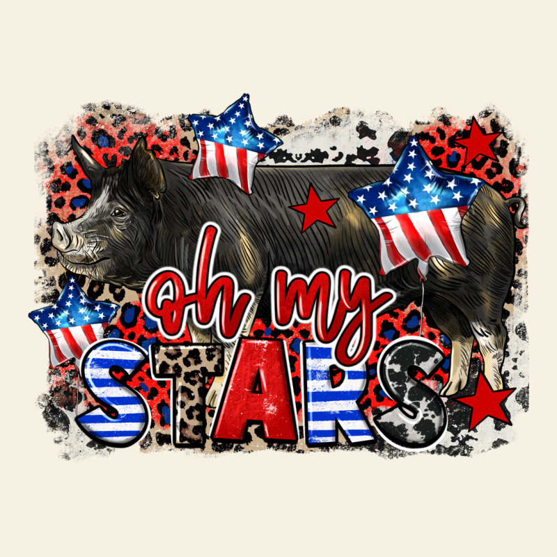 Oh My Stars Pig Vintage Tee by CowGirlArtShop | Teevron