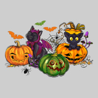 Black Cat And Pumpkin Premium Tee | Teevron