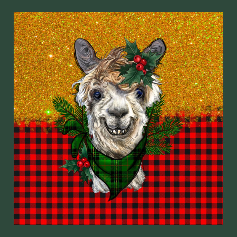 Christmas Alpacas Zipper Hoodie by BarkalooDesign | Teevron