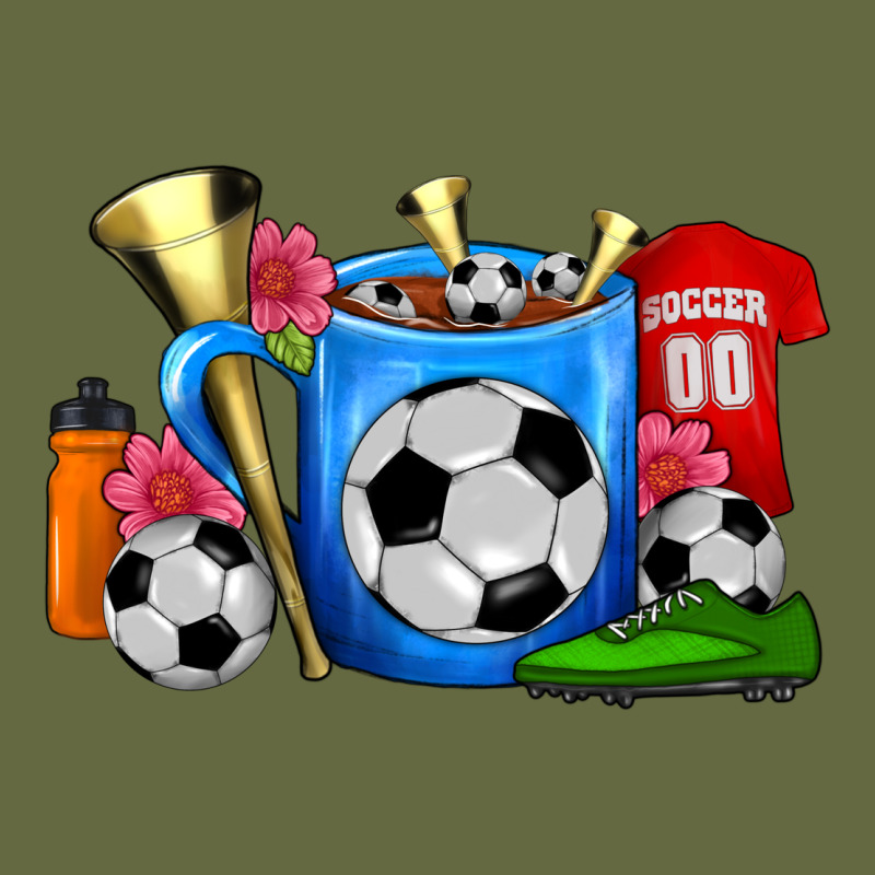 Soccer Coffee Mug Long Sleeve Tee by FaDigitalArtStudio | Teevron