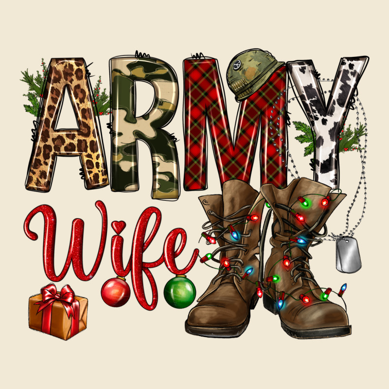 Christmas Army Wife Premium Tee by NancyCooperArtShop | Teevron