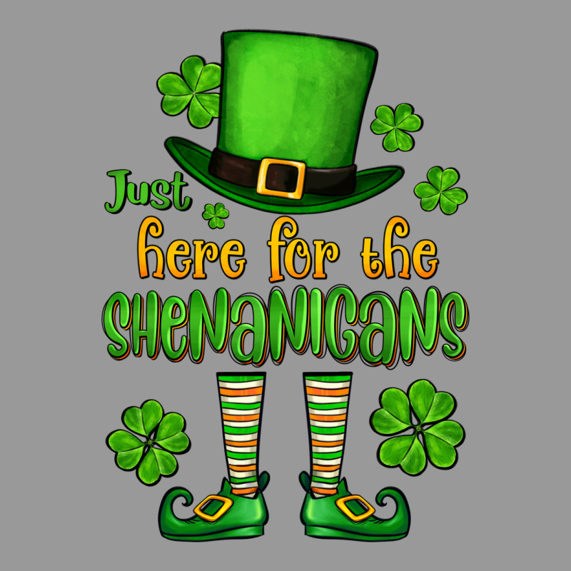 Just Here For The Shenanigans St. Patrick's Vintage Hoodie by OliviaCreatesArt | Teevron