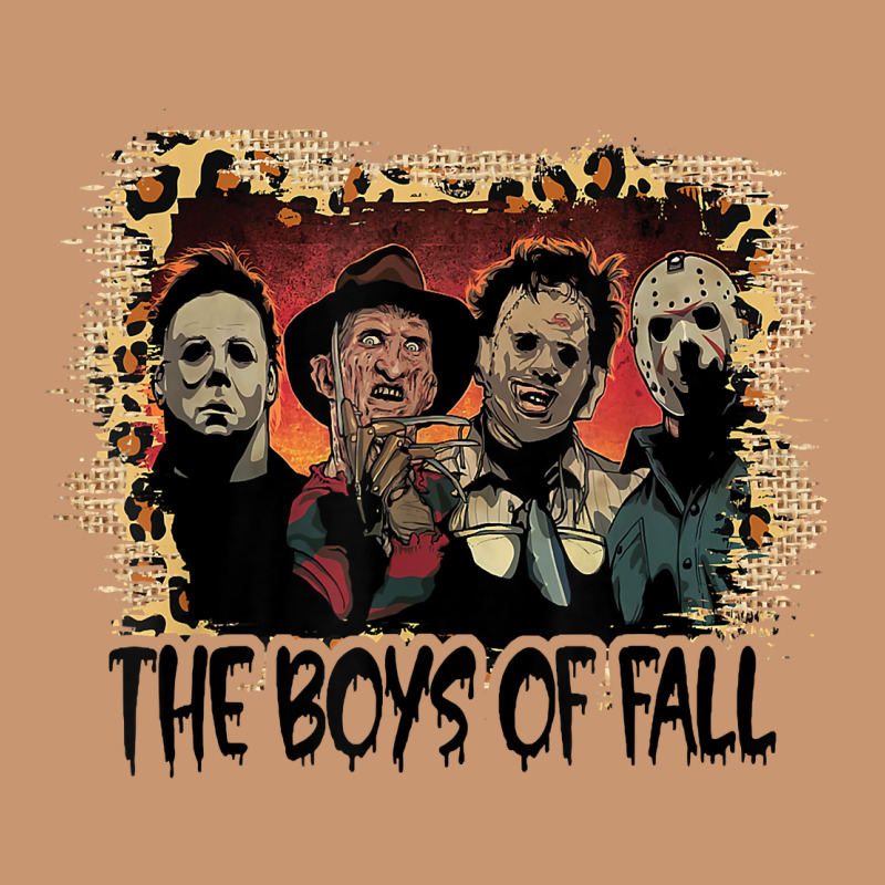 The Boys Of Fall Leopard Pattern Bleached Halloween Murder T Shirt Heavyweight Hoodie by maiPhamDesign | Teevron