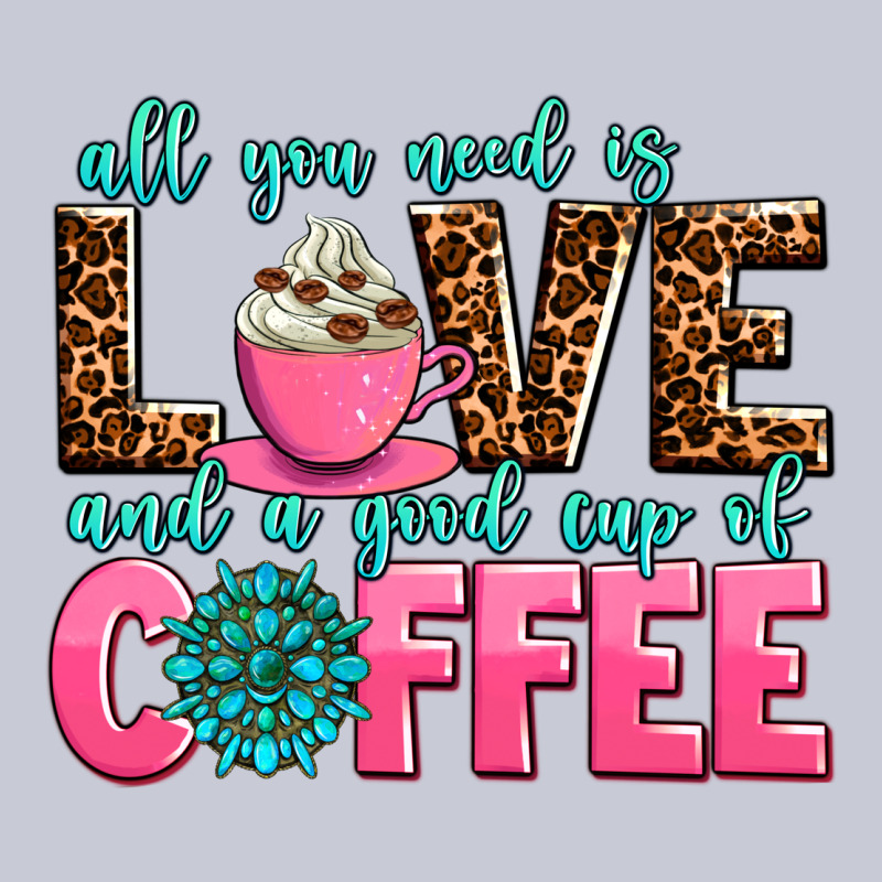 All You Need Is Love And A Good Cup Of Coffee Heavyweight Hoodie by AdoDesignShop | Teevron
