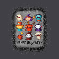 Halloween Funny Set Ghost Mummy Witch Vampire And Pumpkin T Shirt Heavyweight Hoodie | Teevron
