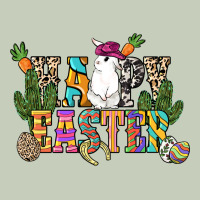 Happy Easter With Cowboy Easter Day Ladies Tee | Teevron