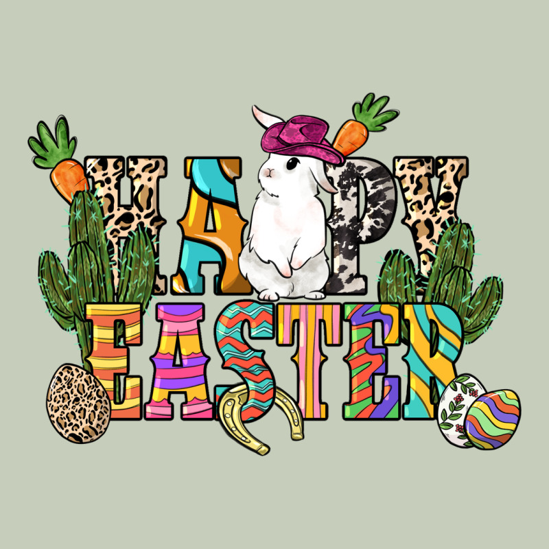 Happy Easter With Cowboy Easter Day Ladies Tee by HowdyJamesFarm | Teevron