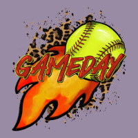 Softball Game Day Leopard Fire And Ball Classic Tee | Teevron