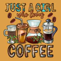 Just A Girl Who Loves Coffee Premium Hoodie | Teevron
