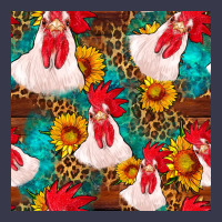 Western  Chicken With Sunflowers Seamless Pattern Long Sleeve Tee | Teevron