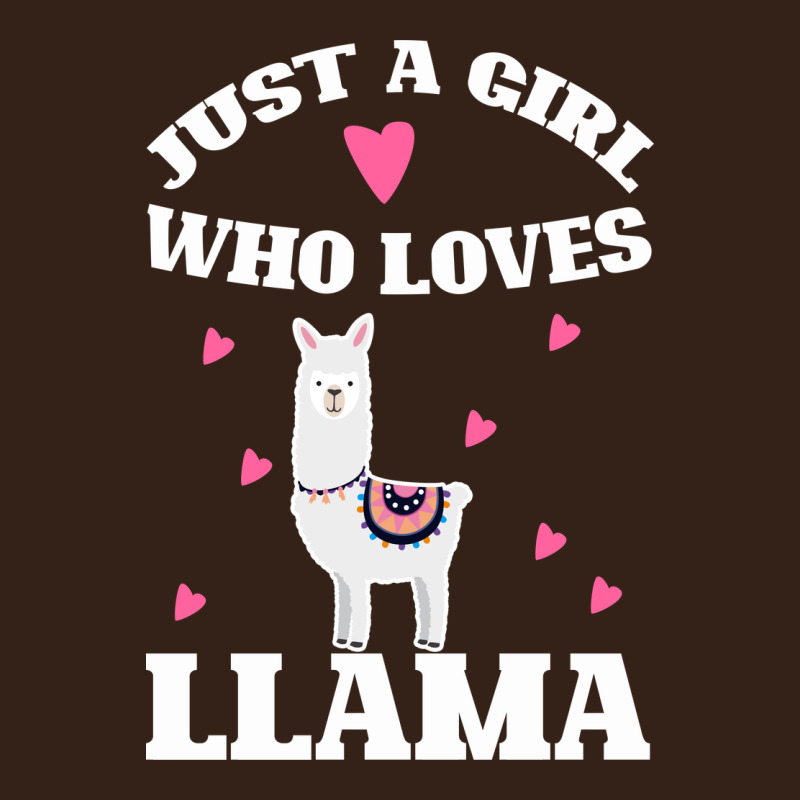 Llama Just A Girl Who Loves Llamas Heavy Core Tee by Bettercallsaul | Teevron