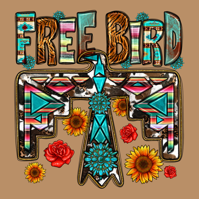 Western Free Bird Vintage Hoodie by OliviaCreatesArt | Teevron
