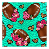 American Football roses and hearts | Teevron