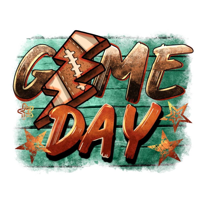 Game Day  Lightning Football Zipper Hoodie by BarkalooDesign | Teevron