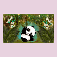 Cute Panda Ladies Tee | Teevron