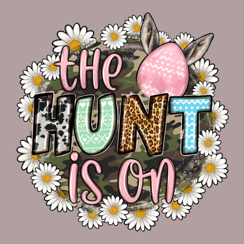 Easter Day The Hunt Is On Vintage Hoodie by OliviaCreatesArt | Teevron