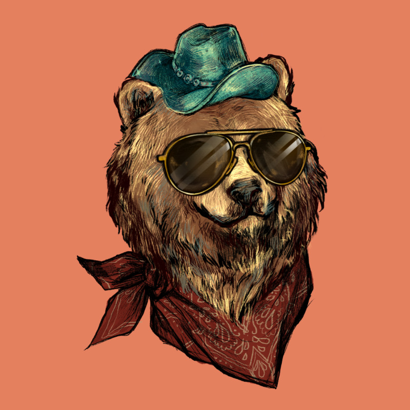 Bear Cowboy Bandana Glasses Classic Tee by HowdyJamesFarm | Teevron