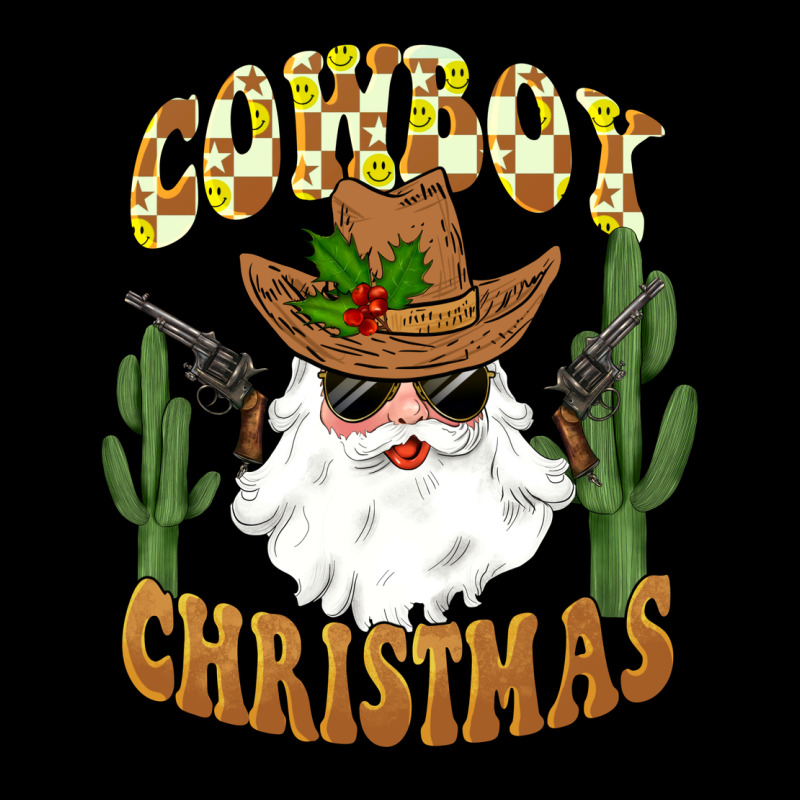 Cowboy Christmas Santa Zipper Hoodie by BarkalooDesign | Teevron