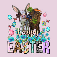 Happy Easter Heifers Easter Day Ladies Tee | Teevron