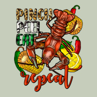 Pinch Peel Eat Repeat Crawfish Long Sleeve Tee | Teevron