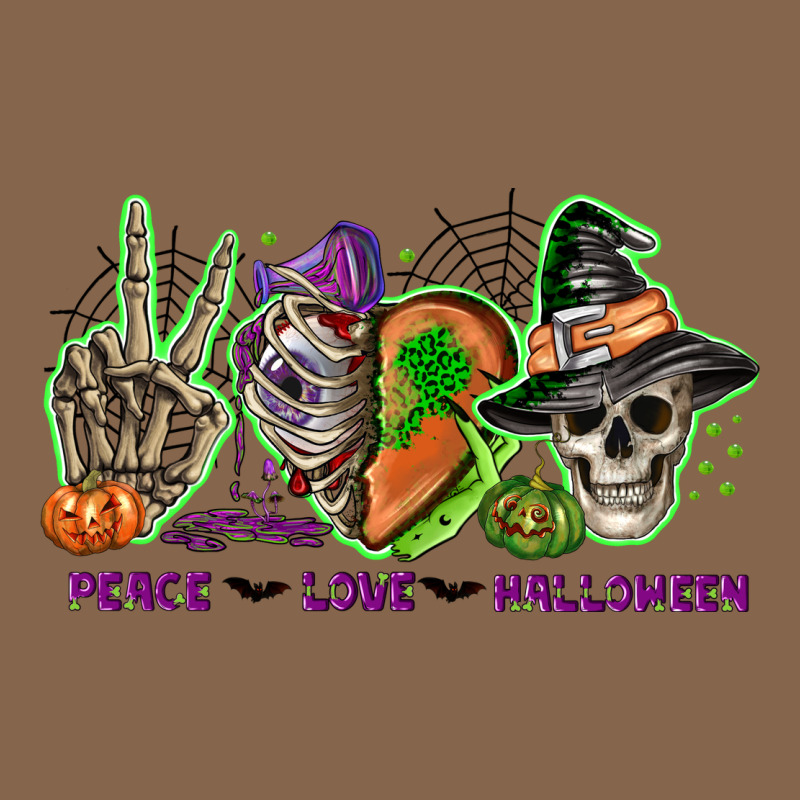 Peace Love Halloween Premium Tee by NancyCooperArtShop | Teevron
