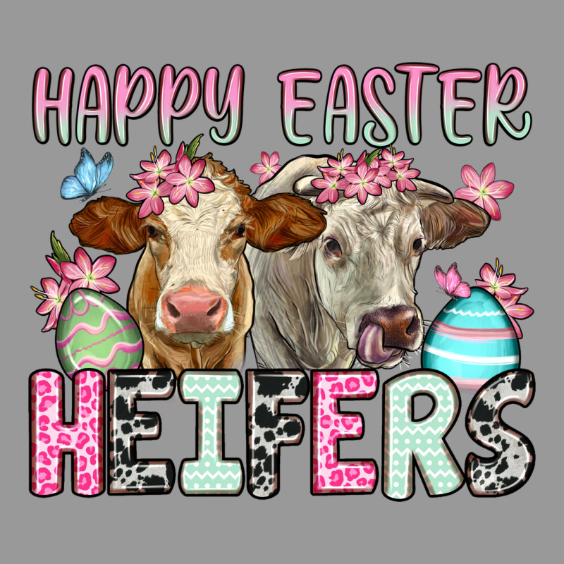 Happy Easter Heifers Vintage Hoodie by OliviaCreatesArt | Teevron