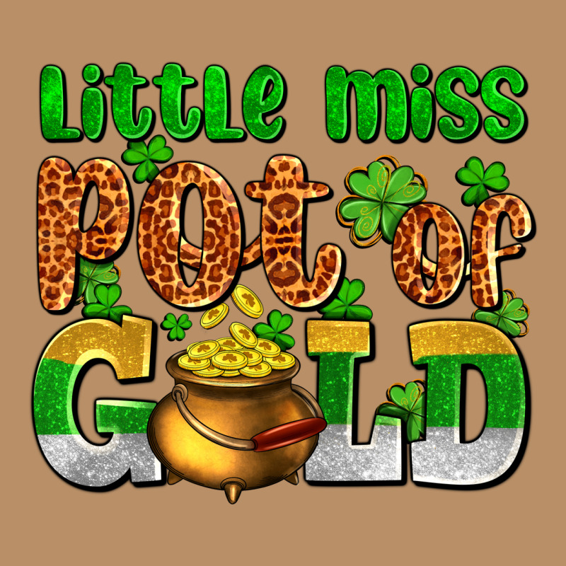 St. Patrick's Little Miss Pot Of Gold Vintage Hoodie by OliviaCreatesArt | Teevron