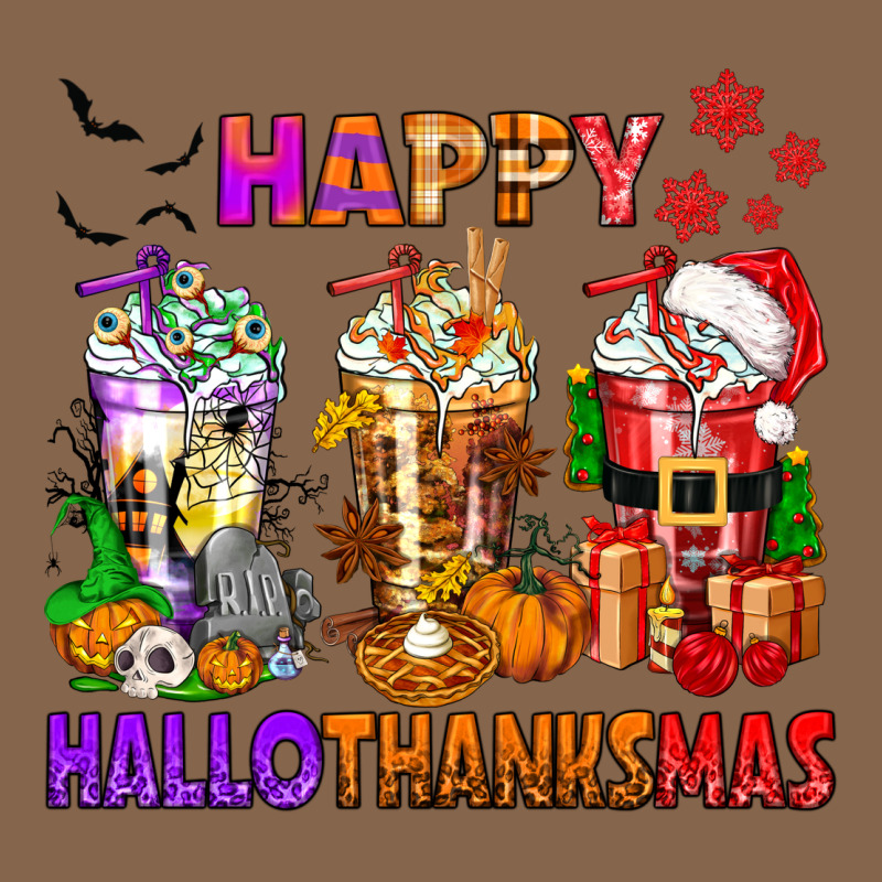 Happy Hallothanksmas Coffee Cups Premium Tee by texasbilliewilder | Teevron