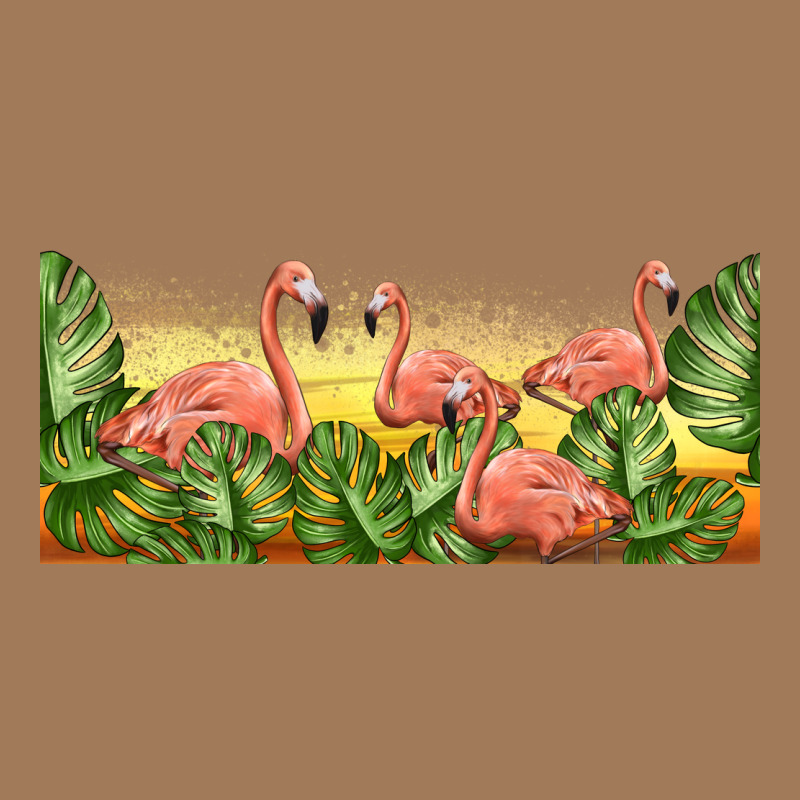 Flamingos With Sunset Classic Tee by TumblerDesignByShophia | Teevron