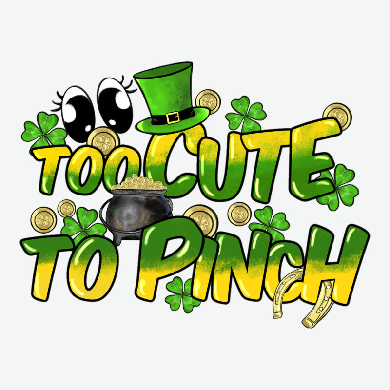 Too Cute To Pinch St. Patrick's Day Urban Heavy Tee by HowdyJamesFarm | Teevron
