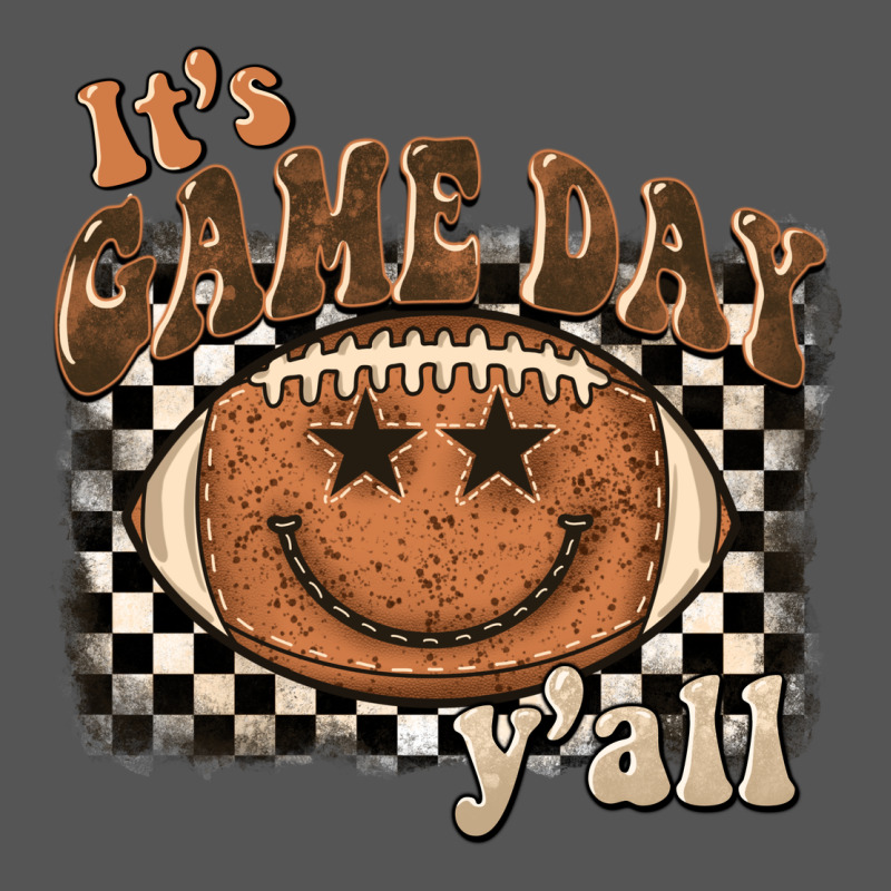 It's Game Day Y'all Football Smiley Face Zipper Hoodie by BarkalooDesign | Teevron