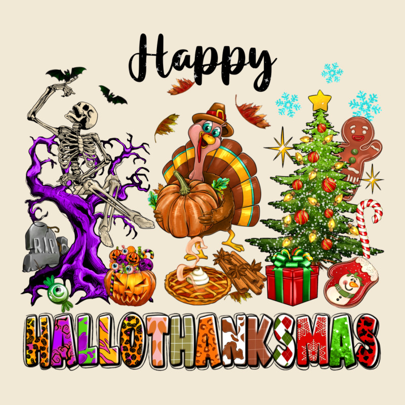 Happy Hallothanksmas Premium Tee by texasbilliewilder | Teevron