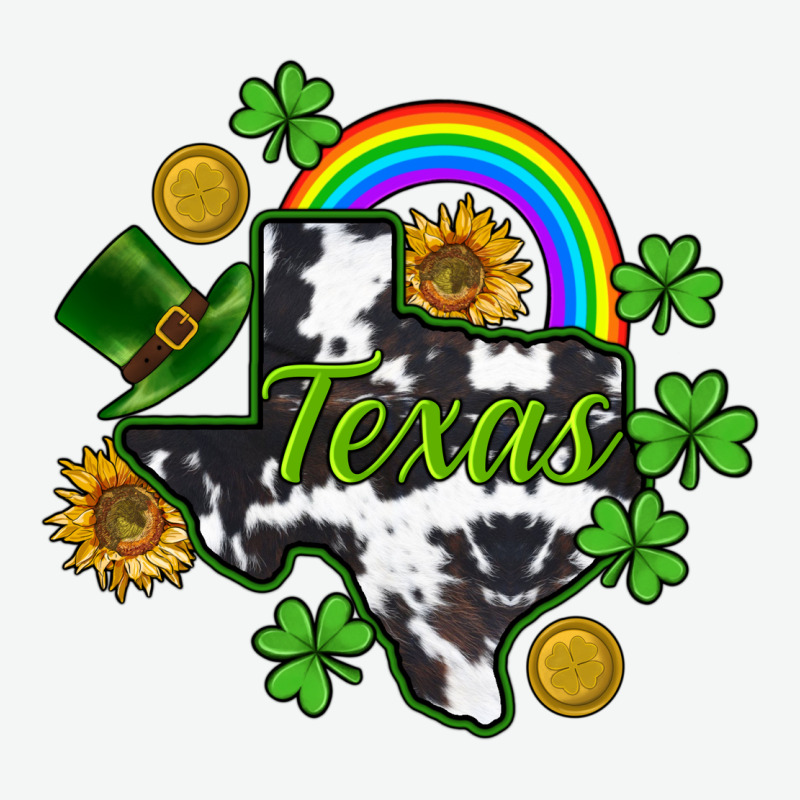 Texas Map St. Patrick's Urban Heavy Tee by CowGirlArtShop | Teevron
