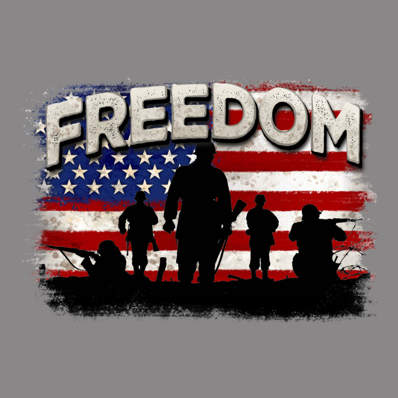 Freedom 4th Of July Vintage Tee by CowGirlArtShop | Teevron