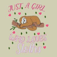 Just A Girl Who Lowes Sloths Heavy Core Tee | Teevron