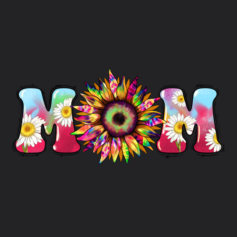 Tie Dye Sunflower Mom Mother's Day Vintage Tee by HowdyJamesFarm | Teevron