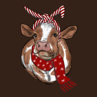 Christmas Scarf Heifer Heavy Core Tee | Teevron