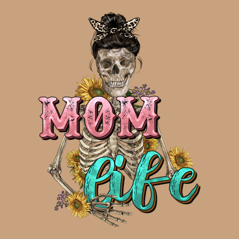 Mom Life With Skull Mother's Day Vintage Tee by CowGirlArtShop | Teevron